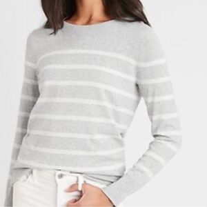 Banana Republic Striped Crewneck Sweater